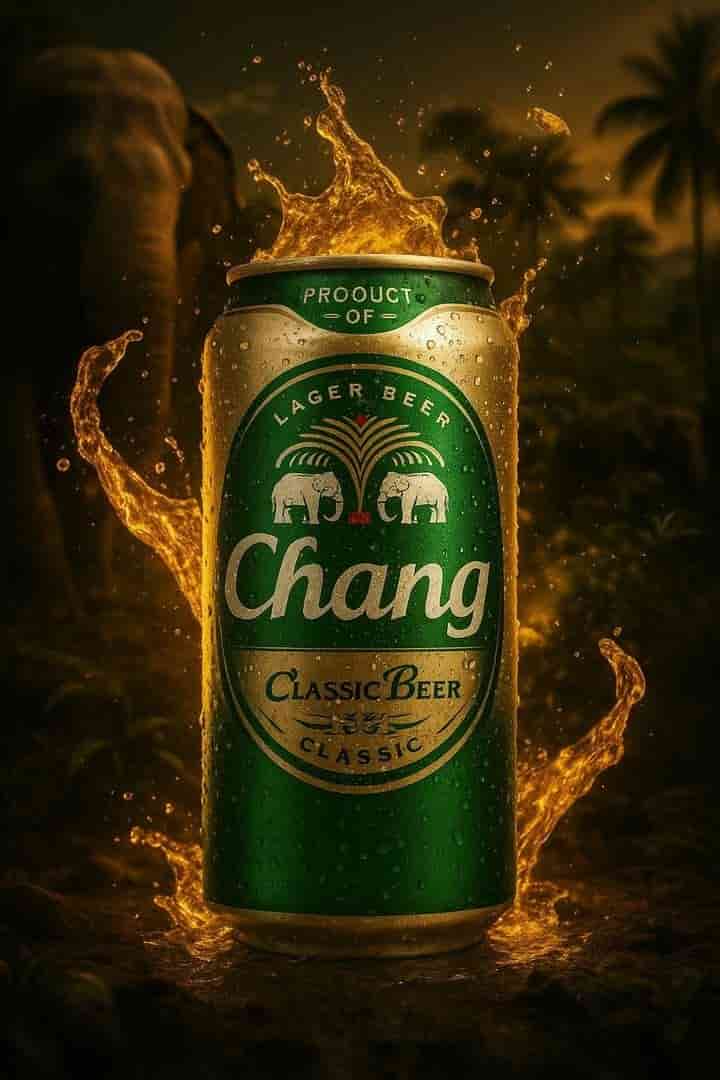 AI prompt generated image - metallic can with liquid splash