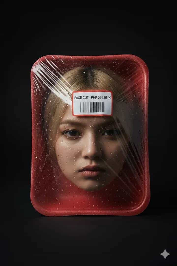 AI prompt generated image - human packaged like fruit