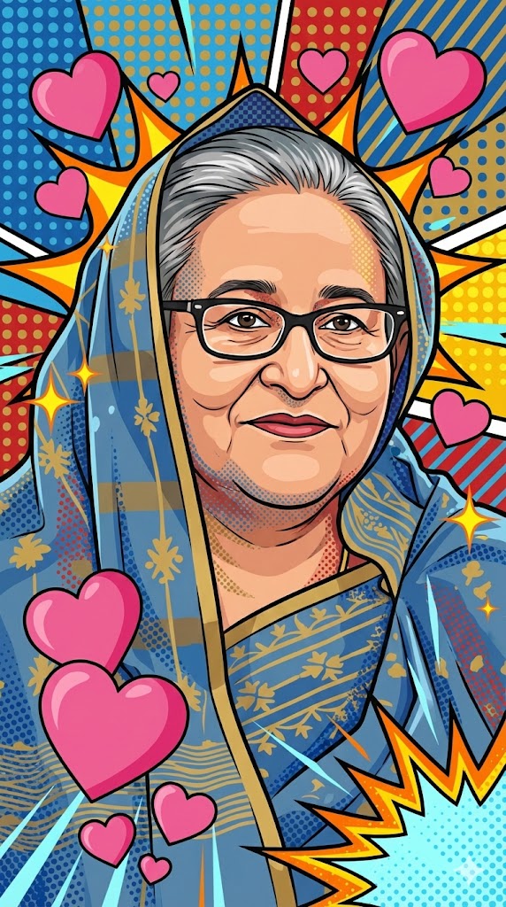 pop art vector illustration comic bursts pink hearts