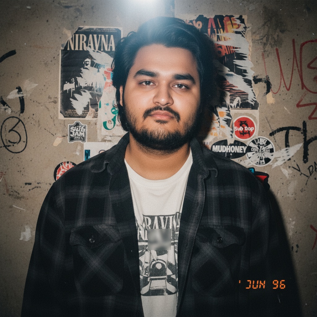 AI prompt generated image - gritty 90s disposable camera