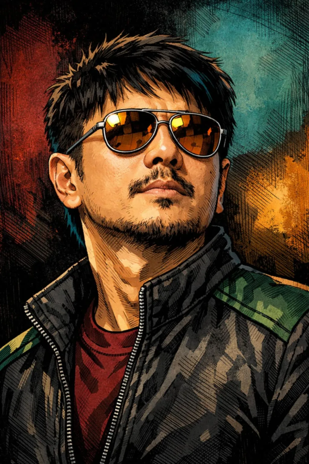 graphic novel comic book realism portrait