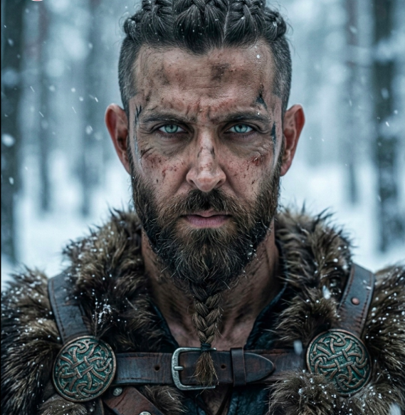 IMAX cinematic Viking warrior hyperreal