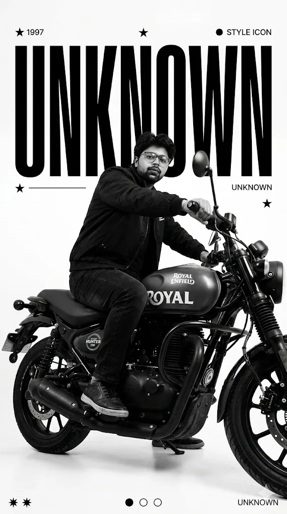 high contrast fashion editorial poster BRAINLOOM