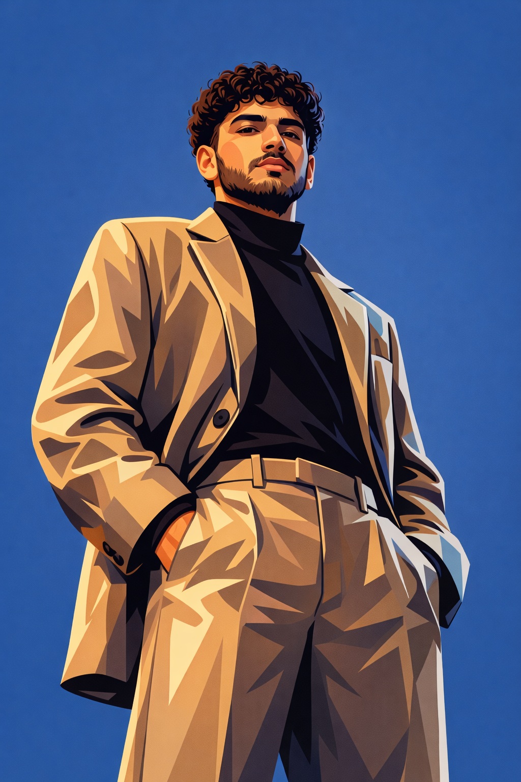 vector fashion illustration stylized suit