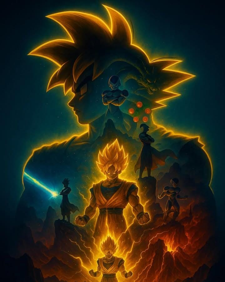 Sonic double exposure with Green Hill Zone