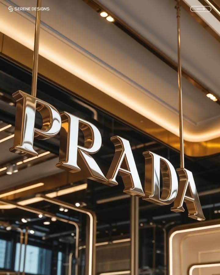 ZARA metallic hanging gold letters boutique