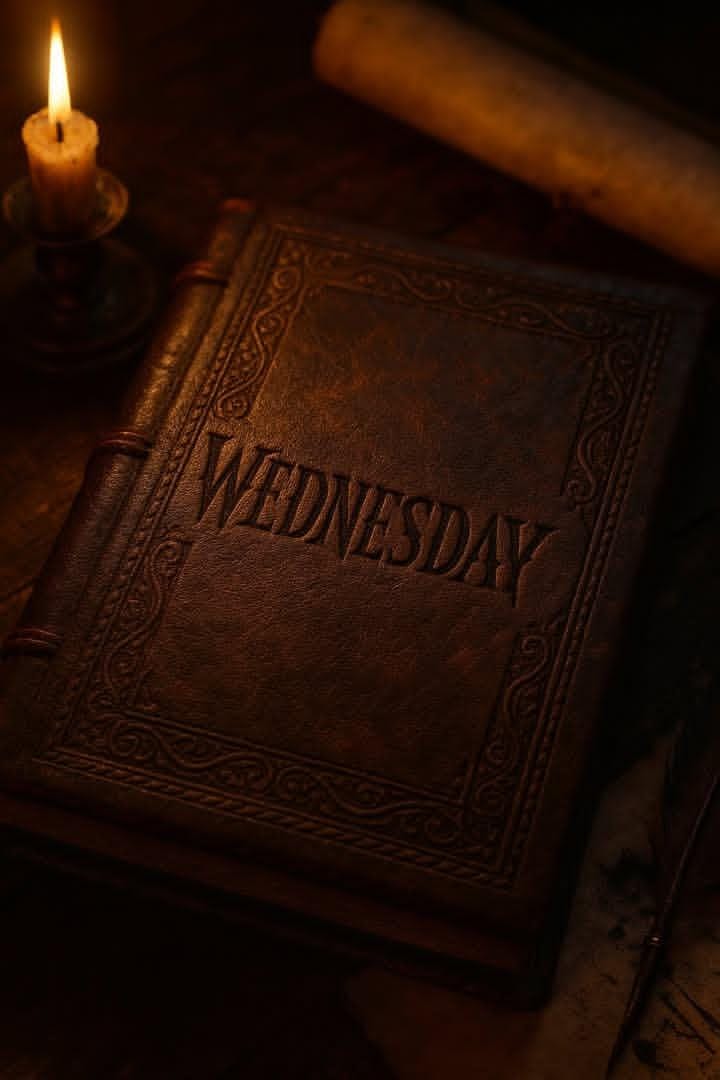 Medieval leather journal cover embossed